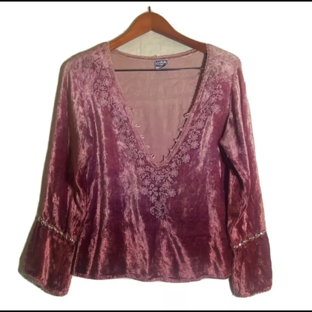 Vintage Geeta Rayon Smock, Hand-Studded